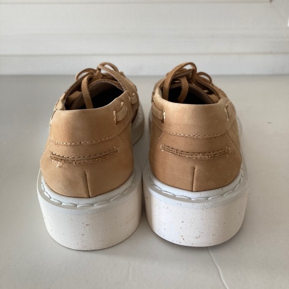 NWOT Cecelia New York Anthropologie Tan Leather Reedy Platform Loafers Sz 6 - Picture 6 of 8